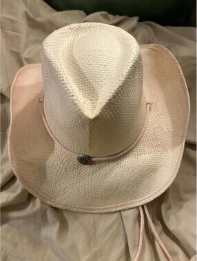 Scala Dorfman Pacific Nautical Rope Light Pink Hat One Size